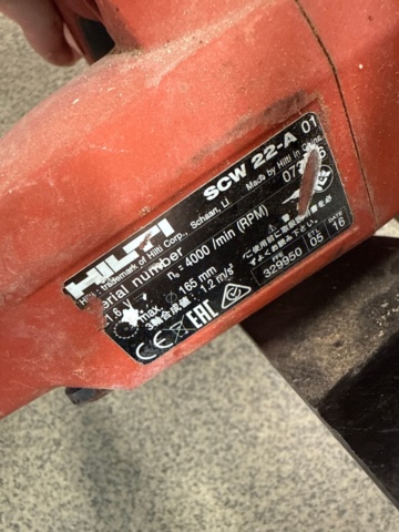 1600319-13 Maskinpaket Hilti, 7 st verktyg