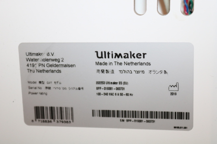 1515341-10 3D Printer Ultimaker S5