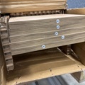1602466-4 2 st Bokhyllor Harmon Ek Spånskiva 90x25x127,4 cm