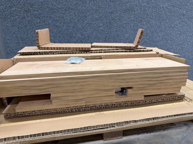 1602466-6 2 st Bokhyllor Harmon Ek Spånskiva 90x25x127,4 cm