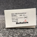 1606281-7 10 st VDE Spårskruvmejslar Hultafors 445065 0.8x4.0x100mm