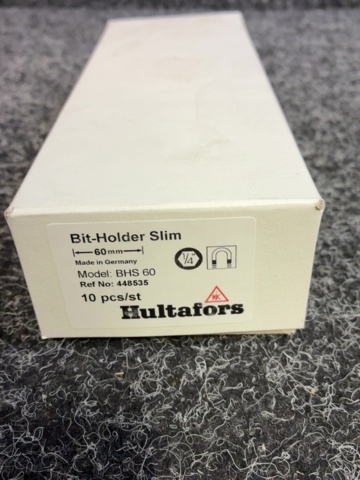 1606773-6 10 st Bitshållare Smal 60 Hultafors BHS 60