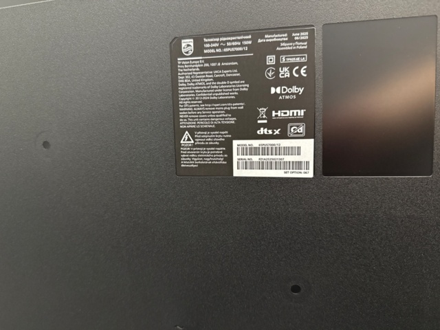 1600327-6 TV 65" med fjärrkontroll - Philips 65PUS7000/12 -2025