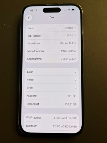 1488728-6 iPhone 14 Pro 128GB