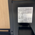 1605752-8 Skrivbord QBUS T-stativ, 1600x800 mm, svart, ek