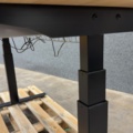 1605752-13 Skrivbord QBUS T-stativ, 1600x800 mm, svart, ek