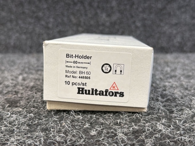 1606420-6 10 st Bitshållare Hultafors 448505 BH 60 med snabbfäste och magnet