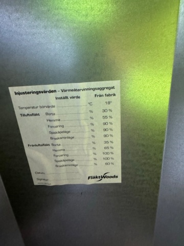 1607134-7 Köksfläkt/FTX-aggregat från Fläktwoods