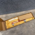 1605941-6 Flexibel avspärrning med hjul Röd/vit, max längd: 3600 mm