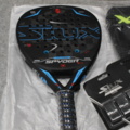 1558761-3 Padelrack Siux Spyder 24K carbon with tape and case