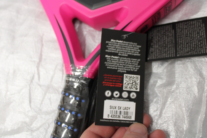 1558762-6 Padel rack Siux Sx Lady, 2 pcs.