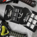 1558768-5 Två padelrack, ryggsäck och grepptejp