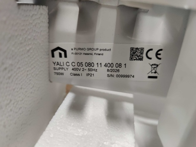 1603830-14 Element Purmo Yali Comfort 750W 800x500 mm