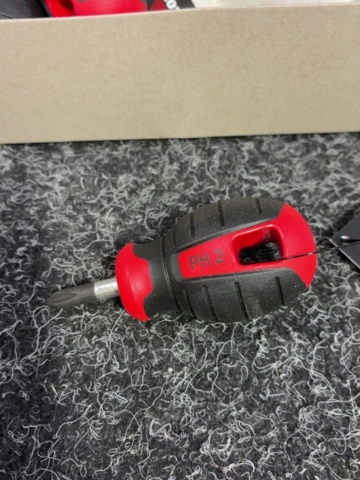 1607528-5 10 st Stubby Phillips skruvmejsel PH 2 x 25