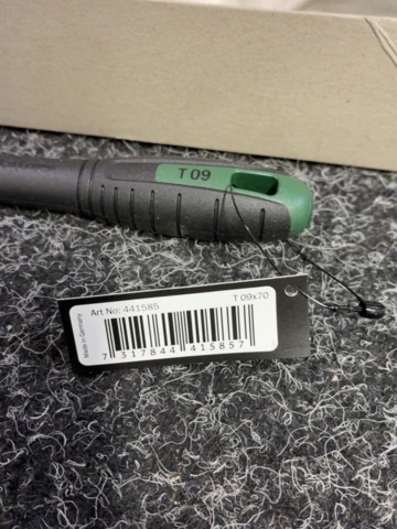 1607560-4 10 pcs Torx® screwdriver Hultafors T 09 x 70