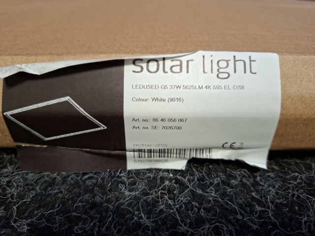 1604775-3 1 st LED-panel  Solar Light LEDUSED G5