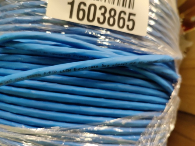 1603865-8 Nätverkskabel  - Schneider Electric Actassi Cat 6A F/FTP (CL-MX)