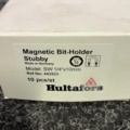 1607818-6 10 st Stubby bitsskruvmejslar SW 1/4" x 10