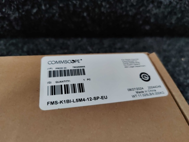 1603912-6 3 st Fiberpatchpaneler med tillbehör CommScope FMS-K1BI-L5M4-12-SP-EU
