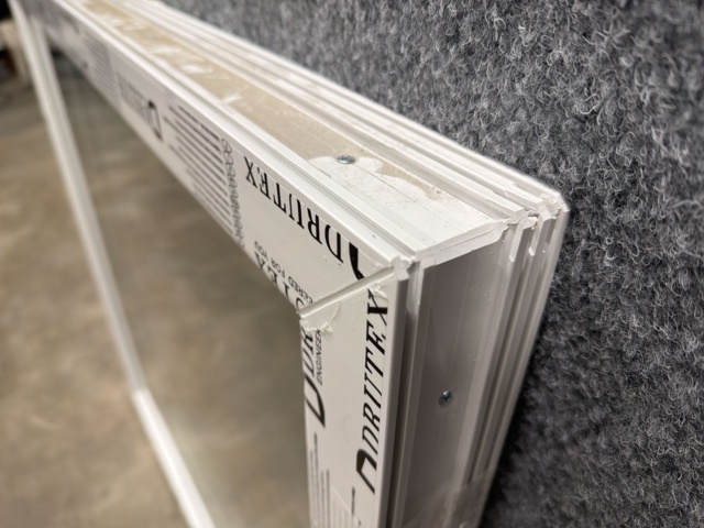 1604880-3 Fast fönster PVC 1120x1180, vit - Drutex