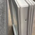 1604881-5 Fast fönster PVC 8x8, vit