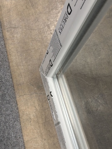 1604881-6 Fast fönster PVC 8x8, vit