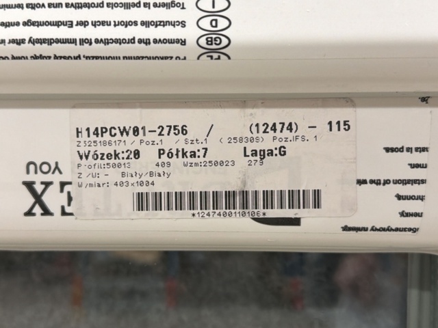 1604882-3 Vridfönster PVC 5x11, vit