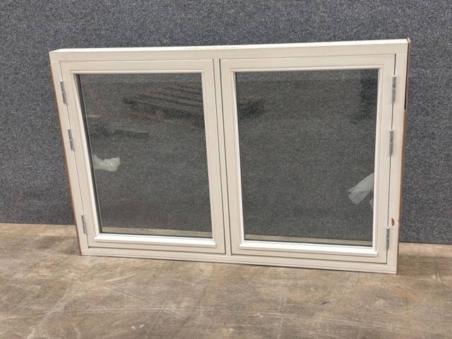 1604884-2 Öppningsbart fönster 3-glas trä 15x10, vit
