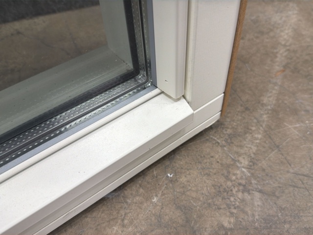 1604891-5 Fast fönster 3-glas trä 8x10, vit