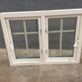 1604894-6 Öppningsbart fönster 3-glas trä 12x9, vit