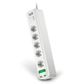 1604769-1 2 st Grenuttag Schneider Electric APC 2500 W, med åskskydd, USB-uttag