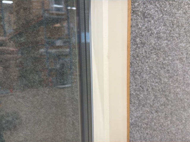 1608361-7 Fast fönster trä/alu 5x18, vit