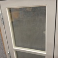 1608363-3 Öppningsbart fönster 3-glas frostat 5x13, ljusgrå utsida, vit insida