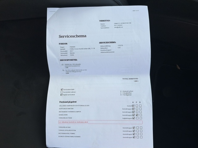 1608527-38 Ford Focus RS Manual, 350hp -2017