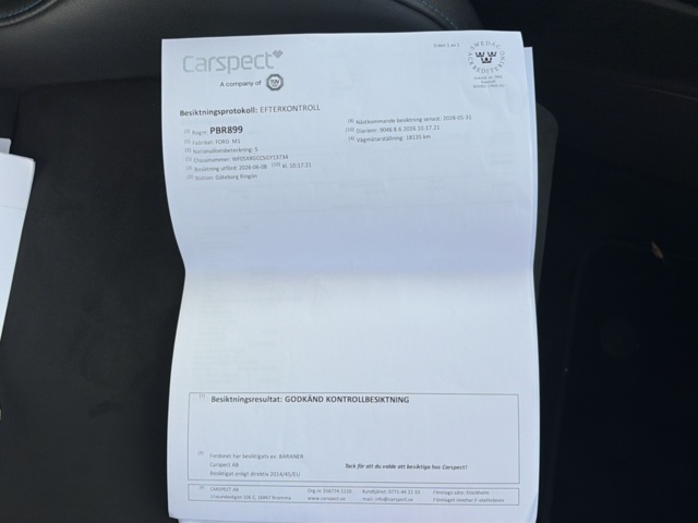 1608527-39 Ford Focus RS Manual, 350hp -2017