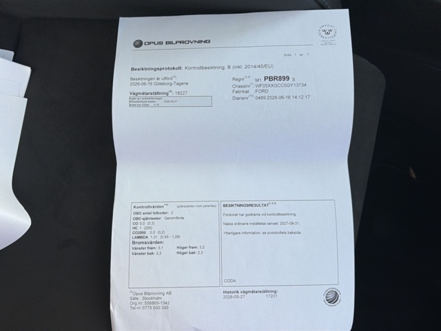 1608527-40 Ford Focus RS Manual, 350hp -2017