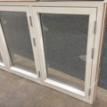 1608365-3 Öppningsbart fönster 3-glas trä 19x10, vit