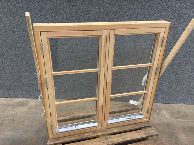 1608371-4 Öppningsbart träfönster 2-glas 12x12, trä