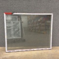 1605684-1 Fast fönster 3-glas 20x16, röd utsida, vit insida - träfönster