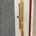 1605684-7 Fast fönster 3-glas 20x16, röd utsida, vit insida - träfönster
