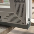 1605687-8 Fast fönster PVC 1780x1780, vit