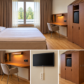 1608585-2 Hotellrum, dubbelrum, 2 st, demonterat/packat på lager