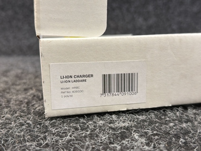 1607749-6 2 st Batteriladdare Hultafors HRBC LI-ION