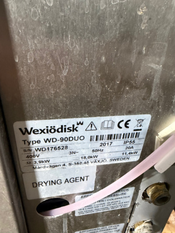 1566782-10 Diskmaskin – Wexiödisk WD-90 DUO -2017