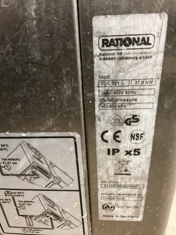 1473876-10 Rationalugn - Selfcooking center 201