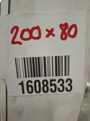 1608533-12 Fast fönster 16x20, vit