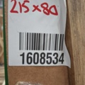 1608534-12 Fast fönster 3-glas trä/alu 20x21, ljusgrå utsida, grön insida