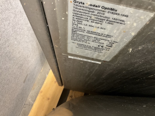 1473865-12 Koklinje med 3 grytor - Jöni Optimix  100- 150L