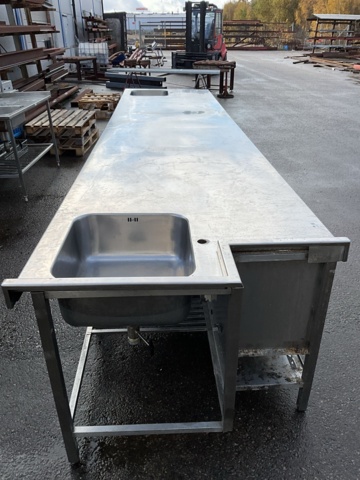 1473877-10 Större Rostfri arbetsbänk