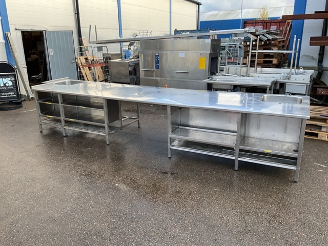 1473877-12 Större Rostfri arbetsbänk